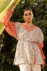 3 Piece Printed Lawn Suit with Embroidered Neckline CL-62150