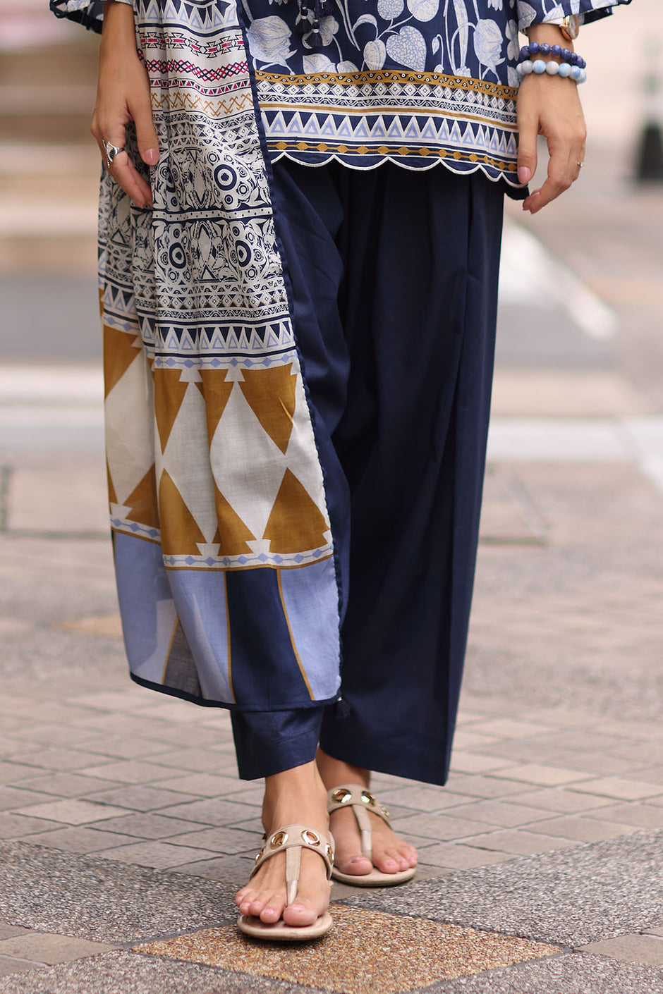 3 Piece Embroidered Lawn Suit with Printed Lawn Dupatta