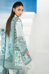 3 Piece Printed Lawn Suit with Embroidered Trouser CL-62296