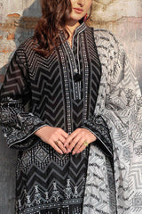 3 Piece Printed Lawn Suit B-62004