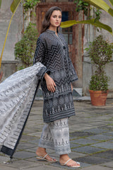 3 Piece Printed Lawn Suit B-62004