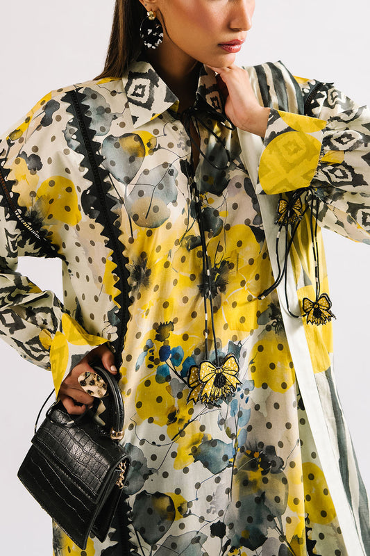 3 Piece Printed Lawn Suit with Dupatta CL-62155