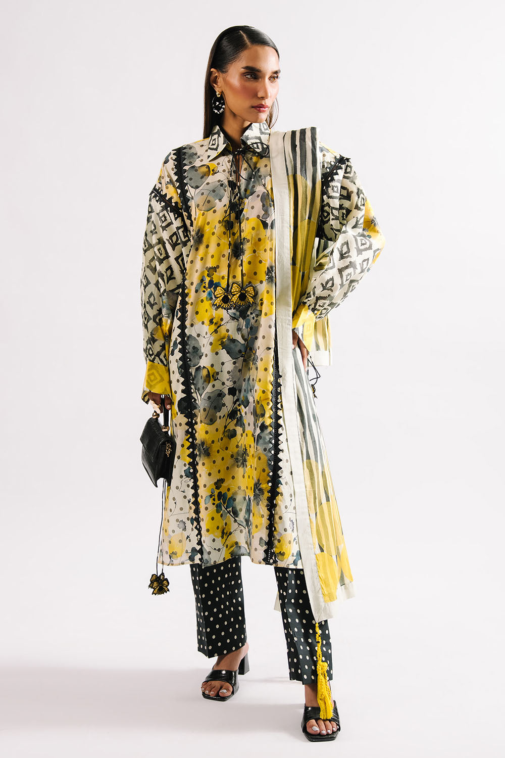 3 Piece Printed Lawn Suit with Dupatta CL-62155