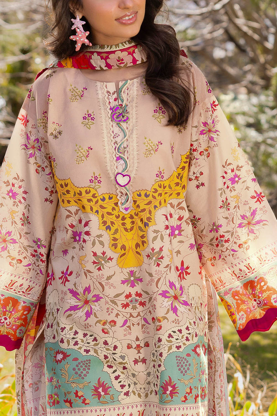 3 Piece Printed Lawn Suit