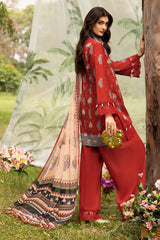 3 Piece Printed Lawn Suit with Dupatta SD-42146