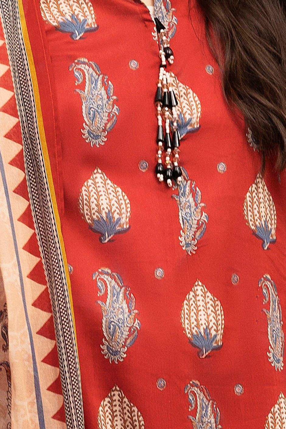 3 Piece Printed Lawn Suit with Dupatta SD-42146