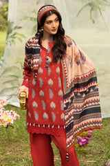 3 Piece Printed Lawn Suit with Dupatta SD-42146
