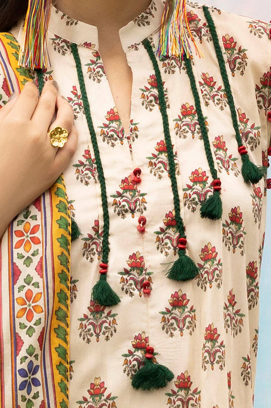 3 Piece Printed Lawn Suit with Dupatta SD-52154