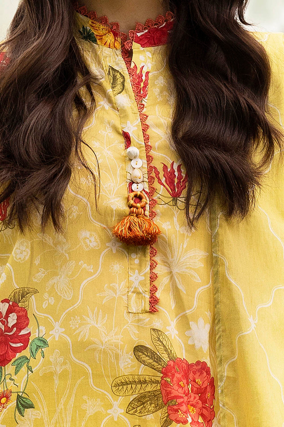 3 Piece Printed Lawn Suit with Dupatta