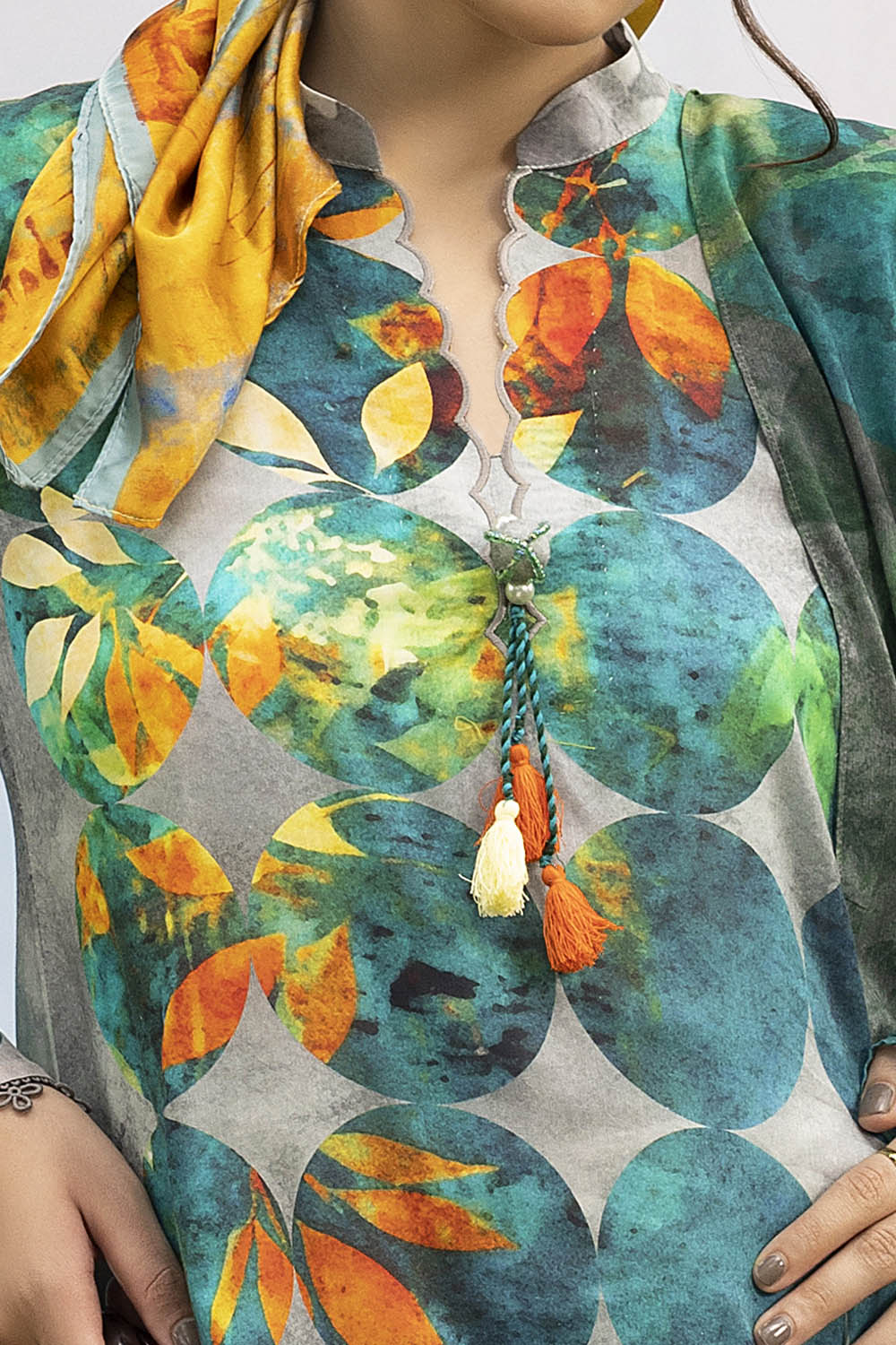 3 Piece Printed Lawn Suit with Dupatta