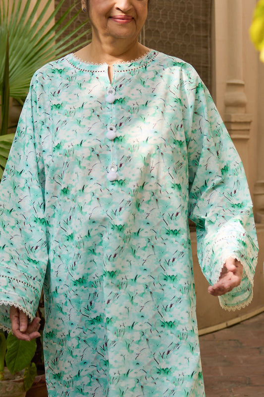 1 Piece Printed Lawn Shirt SL-62002