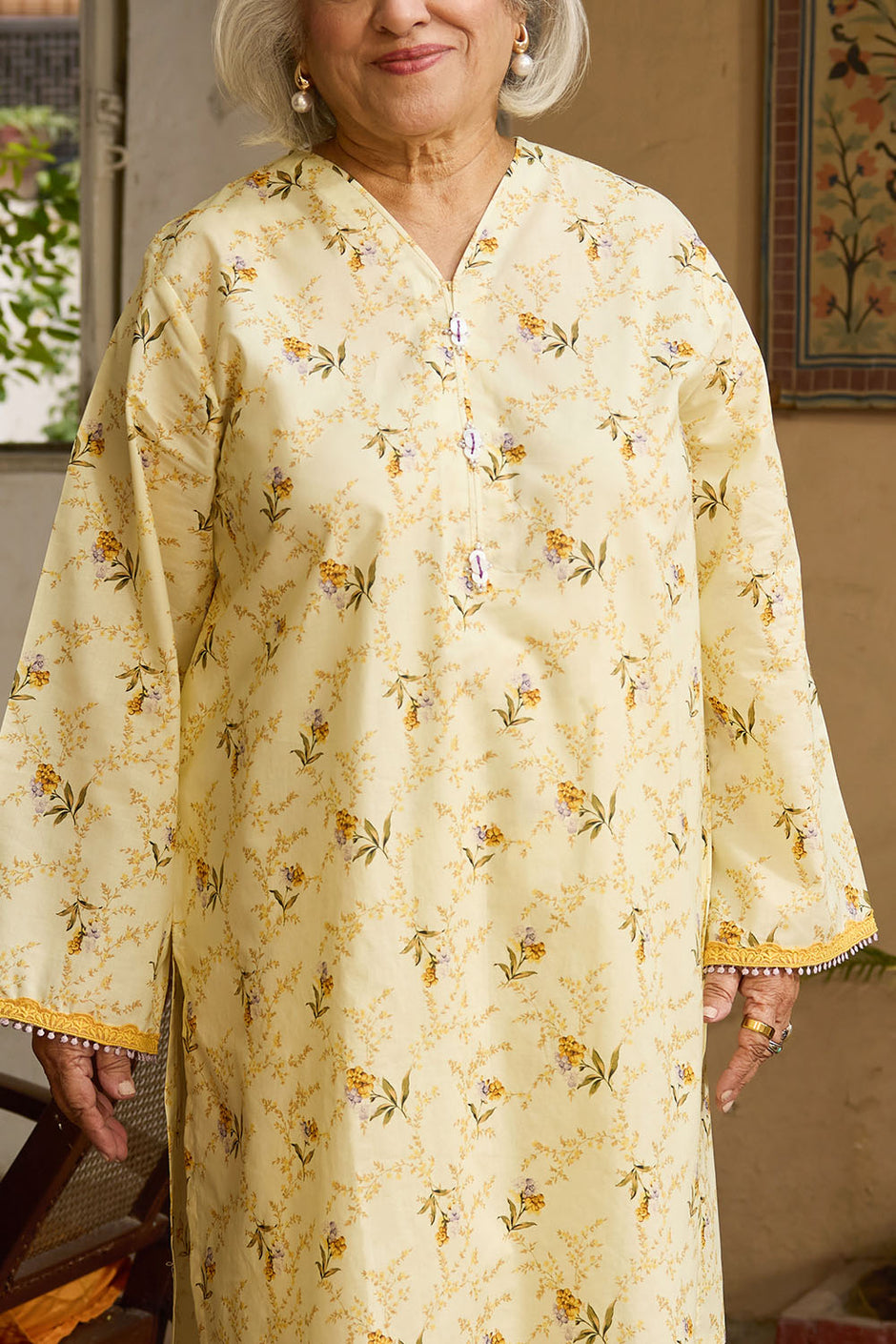 1 Piece Printed Lawn Shirt