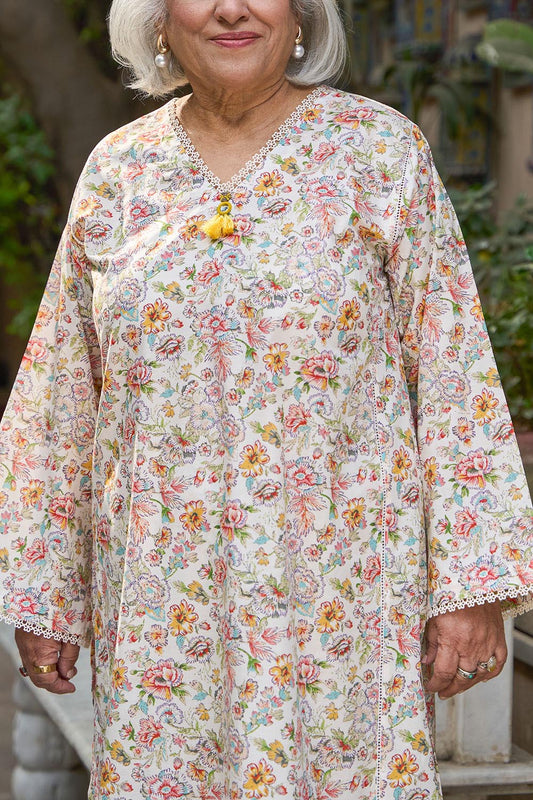 1 Piece Printed Lawn Shirt SL-62024