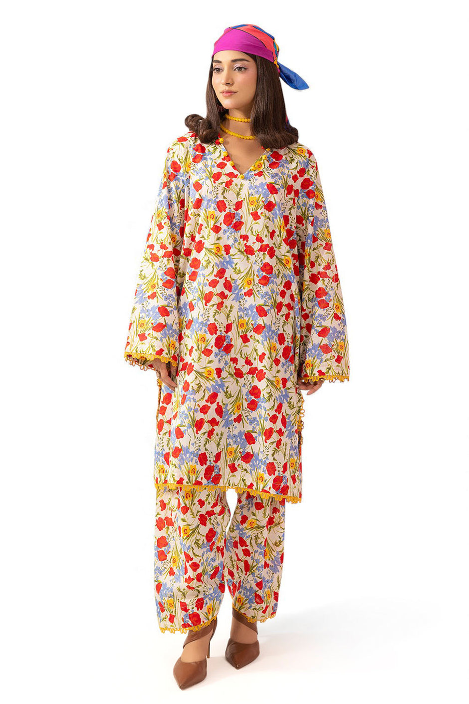 2 Piece Printed Lawn Suit
