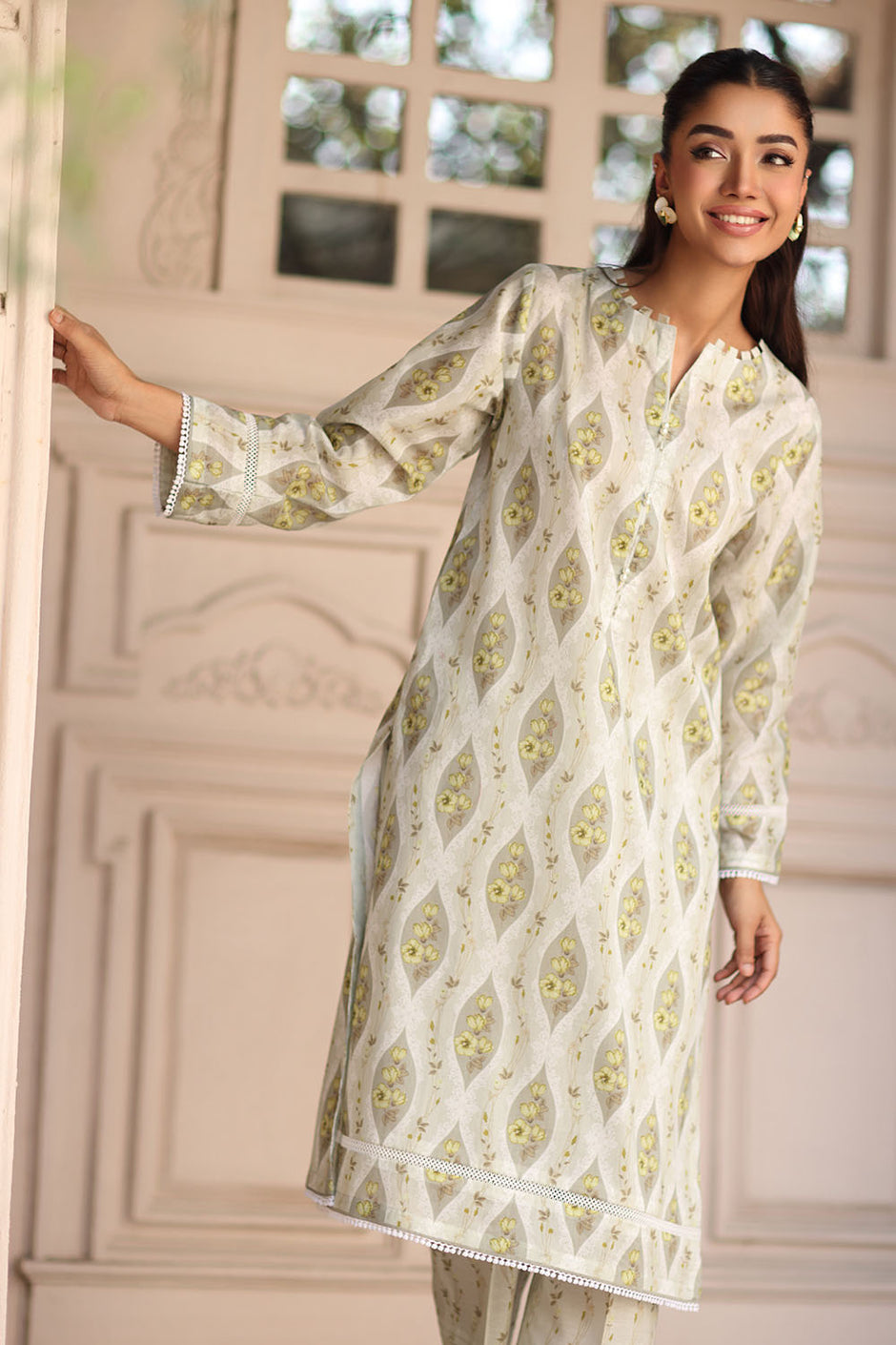 2 Piece Printed Lawn Suit