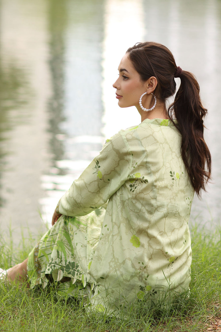 2 Piece Printed Lawn Suit with Printed Trouser
