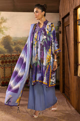 3 Piece Printed Linen Suit with Dupatta LT-52003