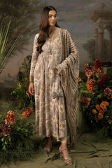 3 Piece Printed Linen Suit with Dupatta LT-52006