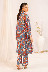 1 Piece Printed Linen Shirt SV-52002