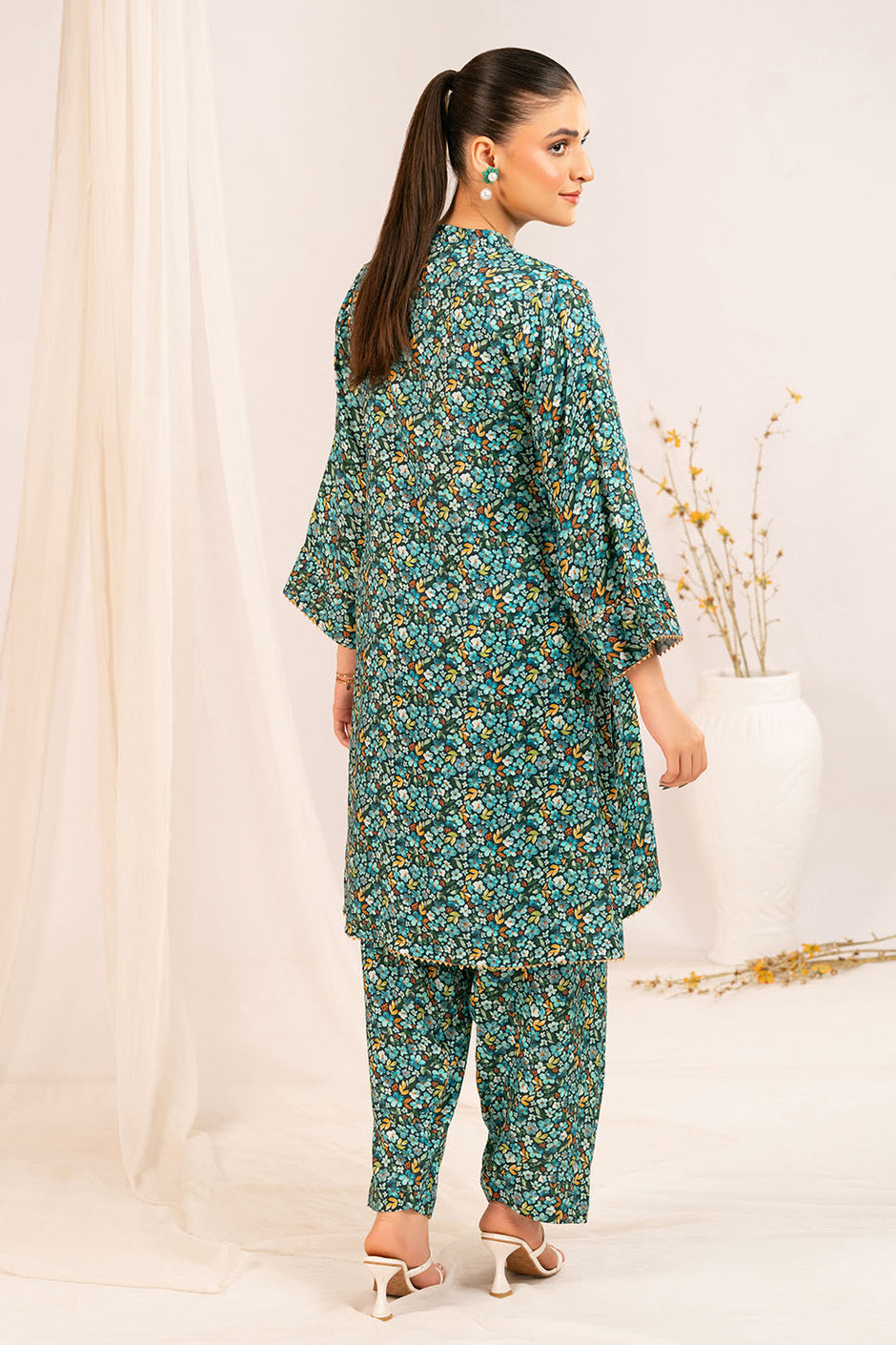 1 Piece Printed Linen Shirt