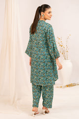 1 Piece Printed Linen Shirt SV-52004