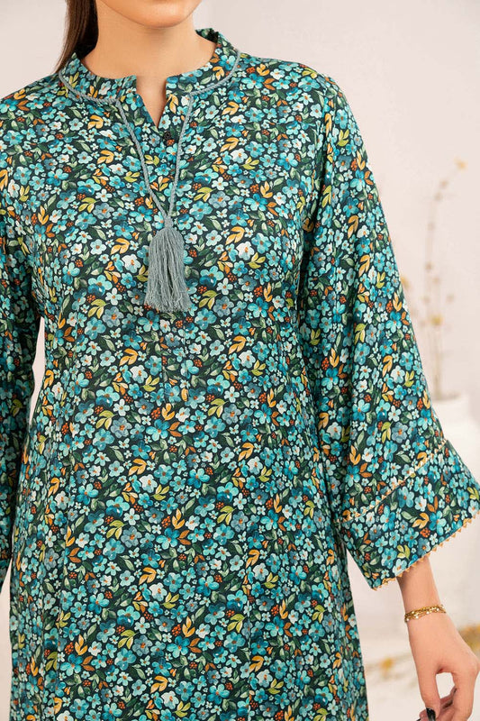 1 Piece Printed Linen Shirt SV-52004