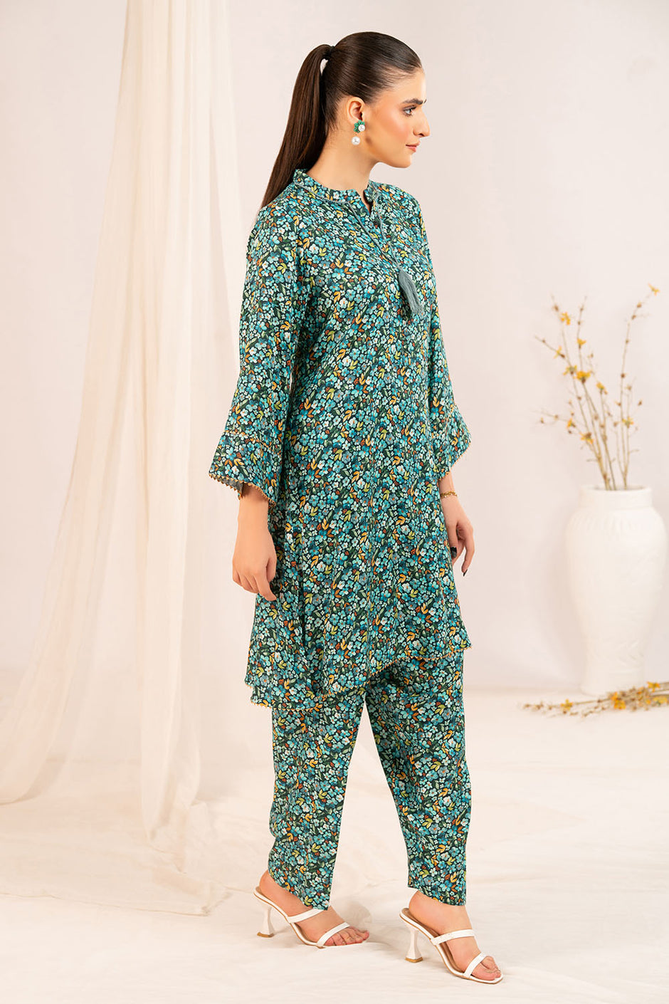 1 Piece Printed Linen Shirt