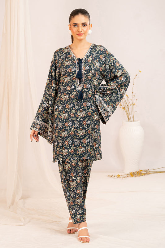 1 Piece Printed Linen Shirt SV-52005