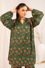 1 Piece Printed Linen Shirt SV-52006