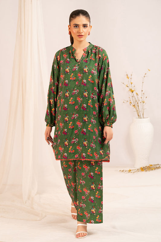 1 Piece Printed Linen Shirt SV-52006