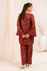 1 Piece Printed Linen Shirt SV-52010