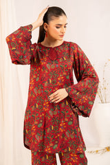 1 Piece Printed Linen Shirt SV-52010