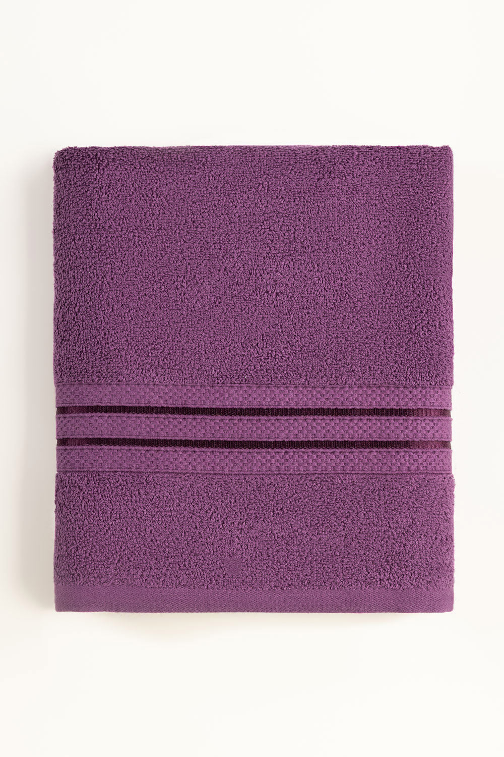 Purple Dyed Bath Towel 25