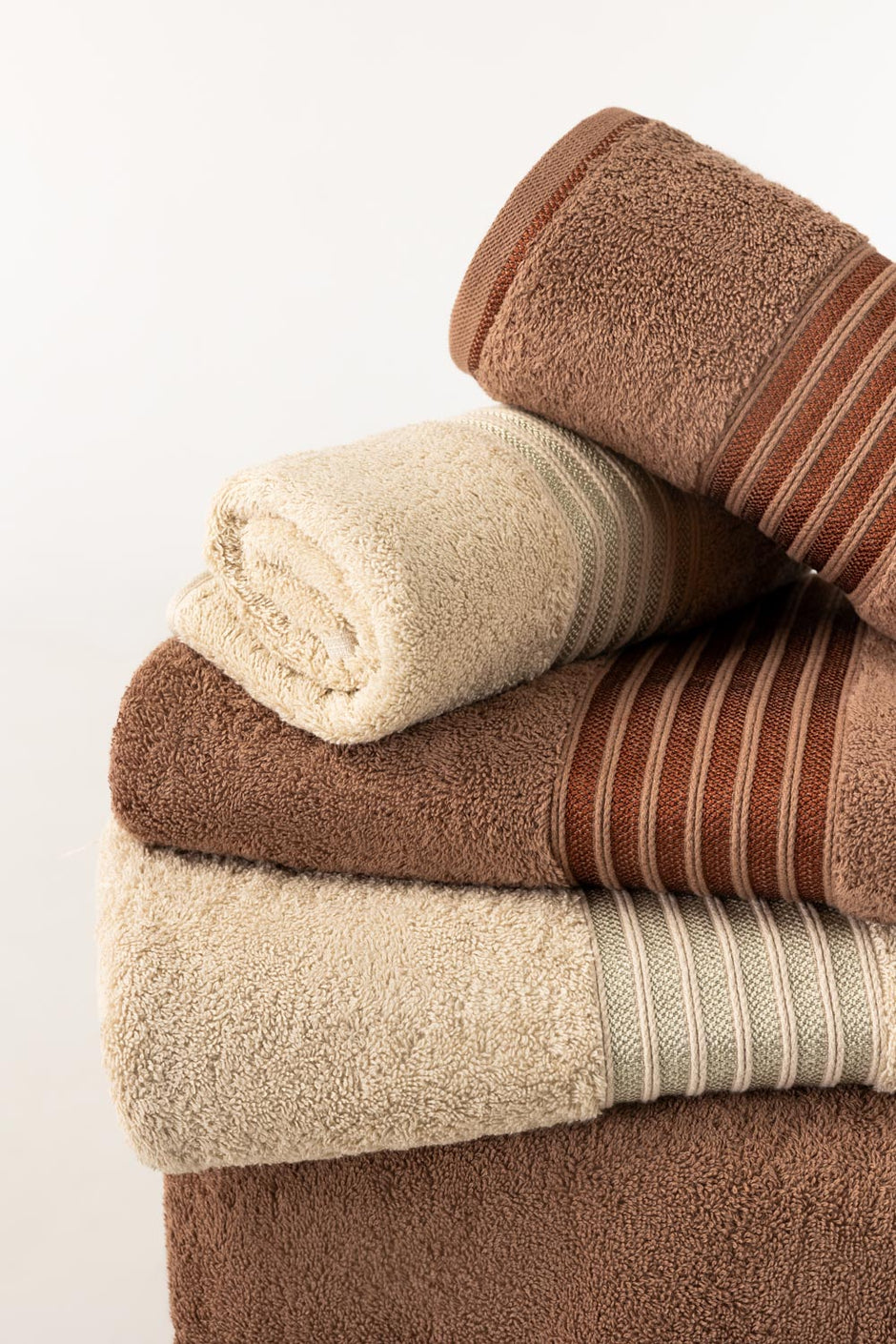 Pyote 6Pcs Combed  Towel Set