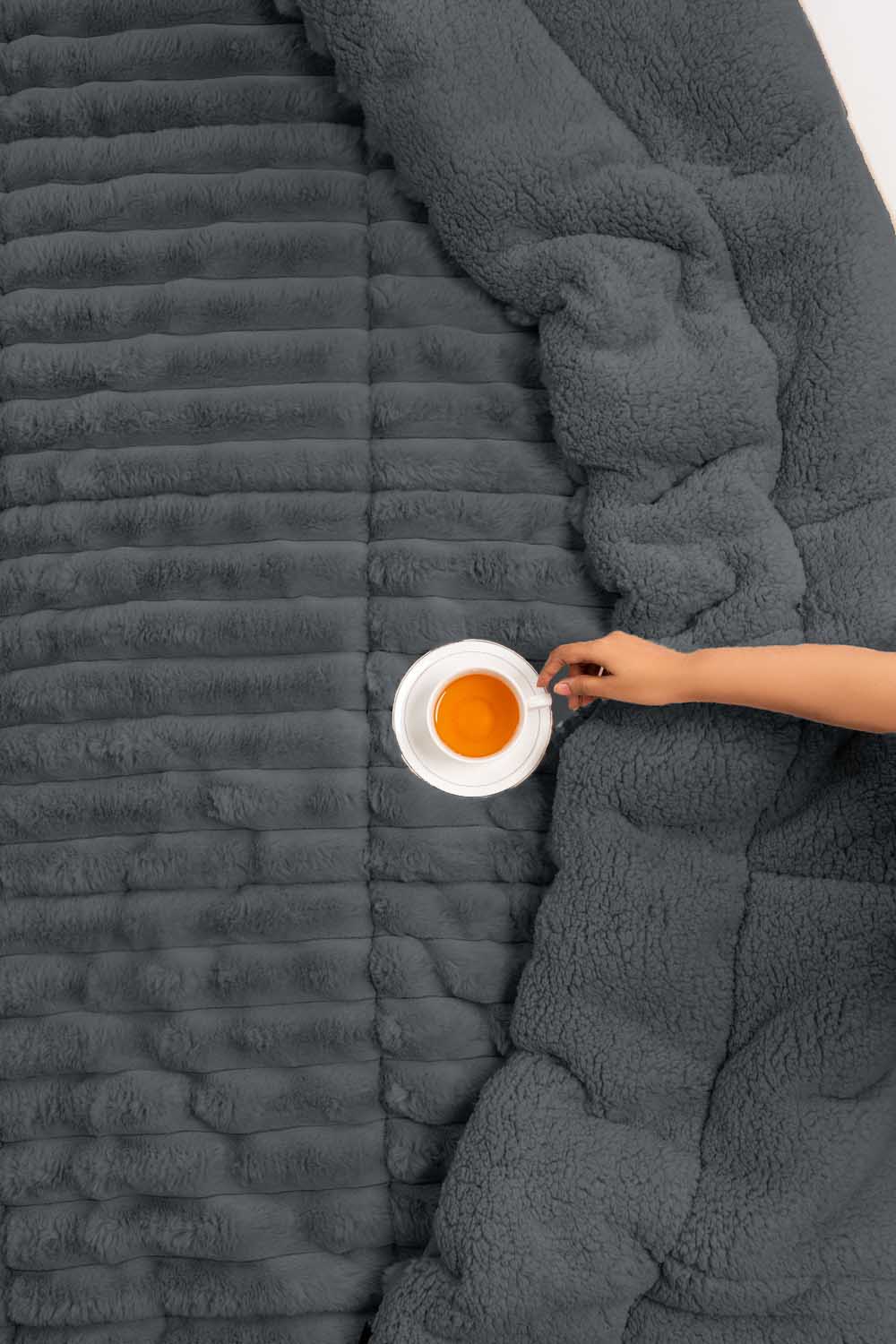 Quiet Shade Fleece Comforter
