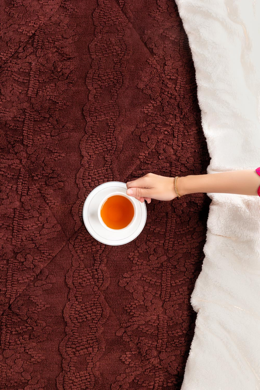 Raisin Fleece Comforter