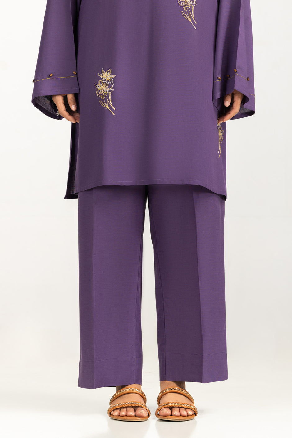 Rawsilk Embroidered Co-Ord Set