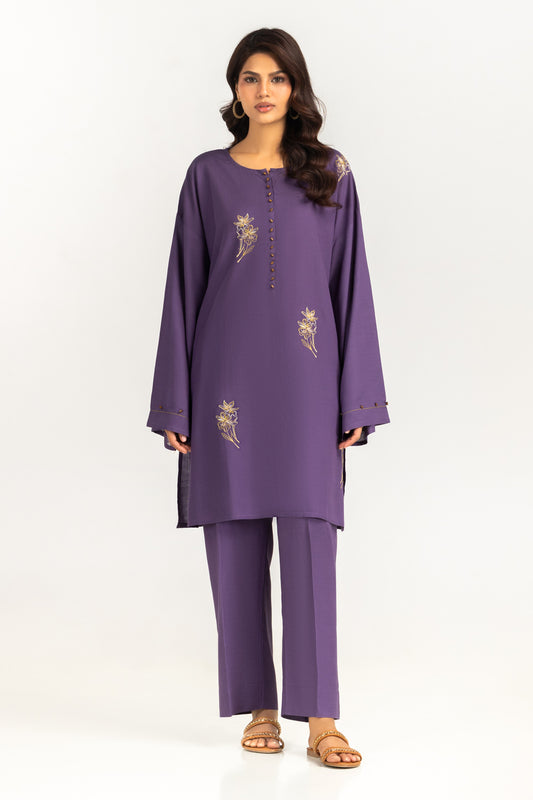 Rawsilk Embroidered Co-Ord Set IUSTTS-1468