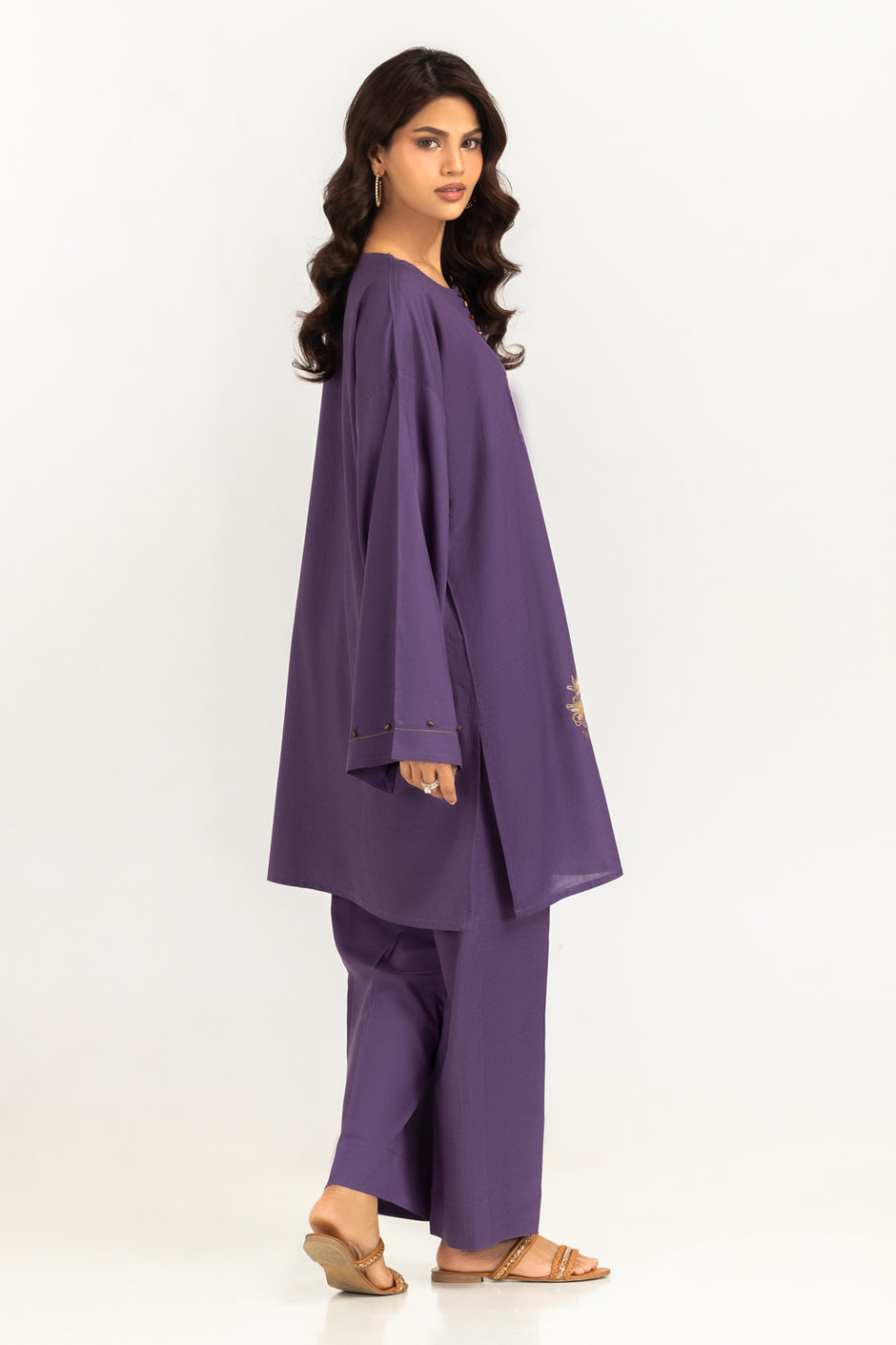 Rawsilk Embroidered Co-Ord Set