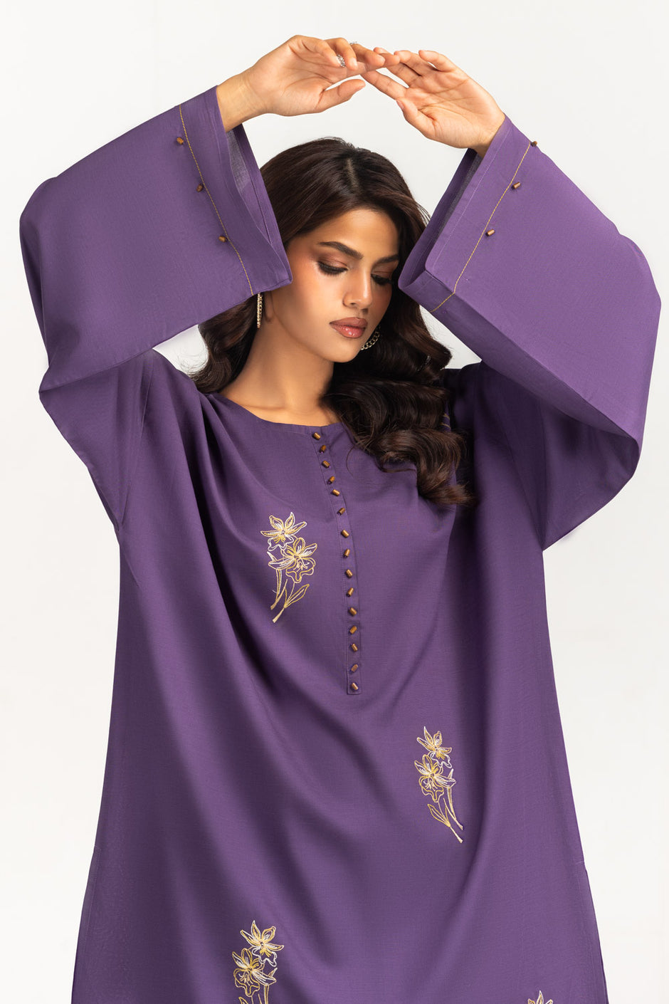 Rawsilk Embroidered Co-Ord Set