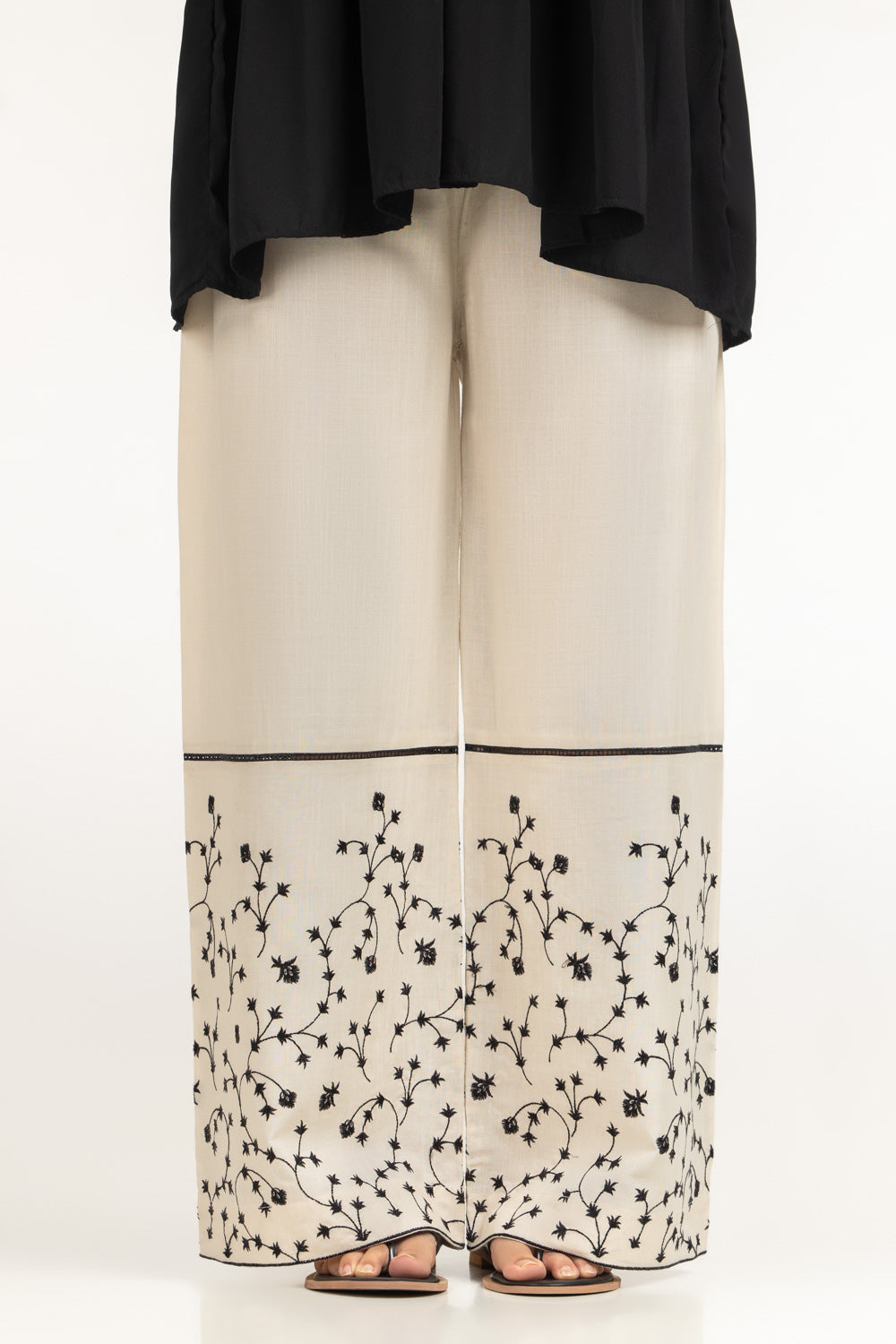 Rawsilk Embroidered Trouser IUSTTR-1482