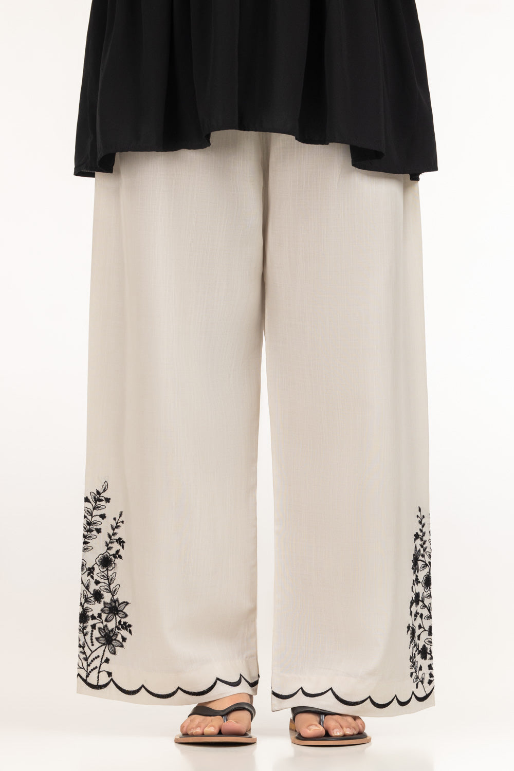 Rawsilk Embroidered Trouser IUSTTR-1483