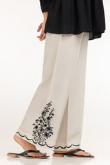 Rawsilk Embroidered Trouser IUSTTR-1483
