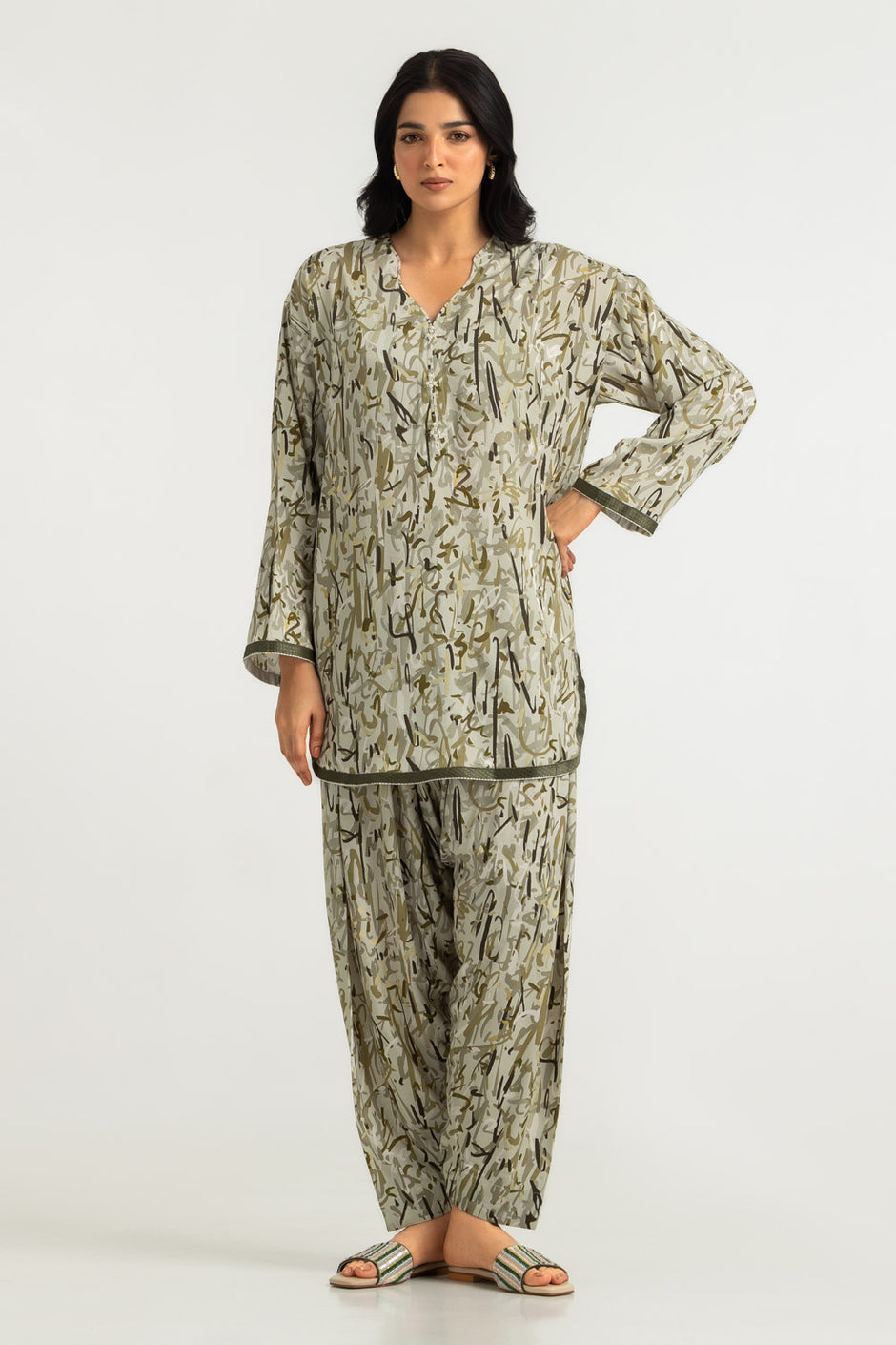 Rayon Printed Co-Ord Set