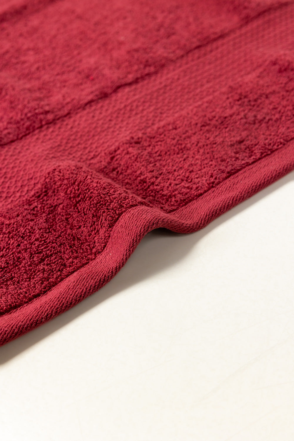 Red Dyed Bath Towel