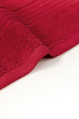 Red Dyed Bath Towel