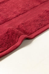 Red Dyed Bath Towel
