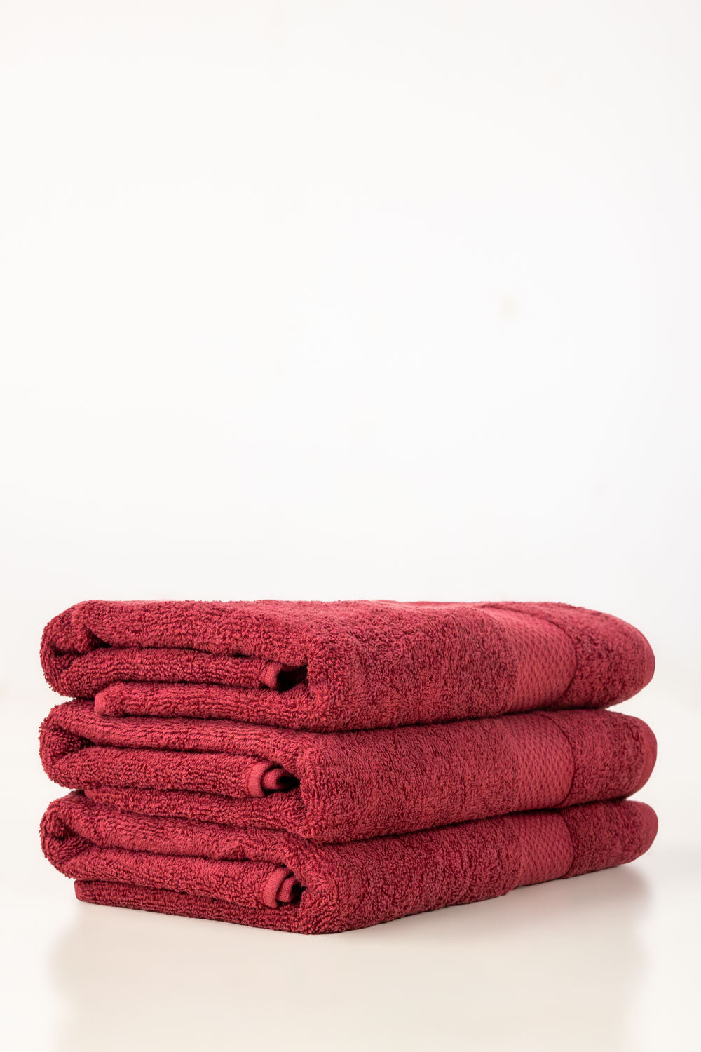 Red Dyed Bath Towel