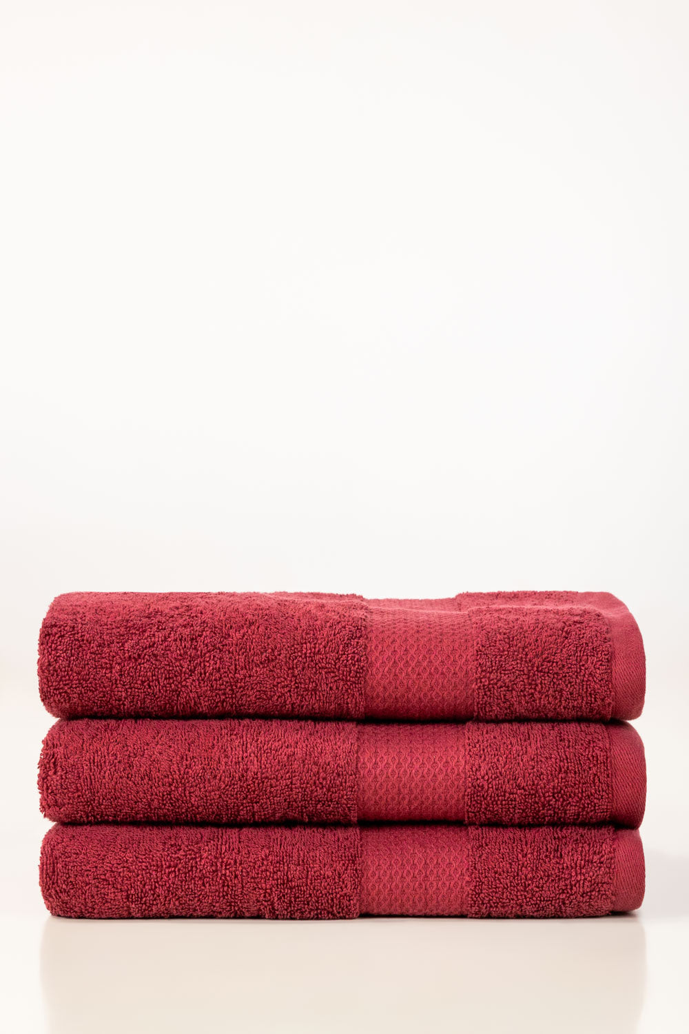 Red Dyed Bath Towel