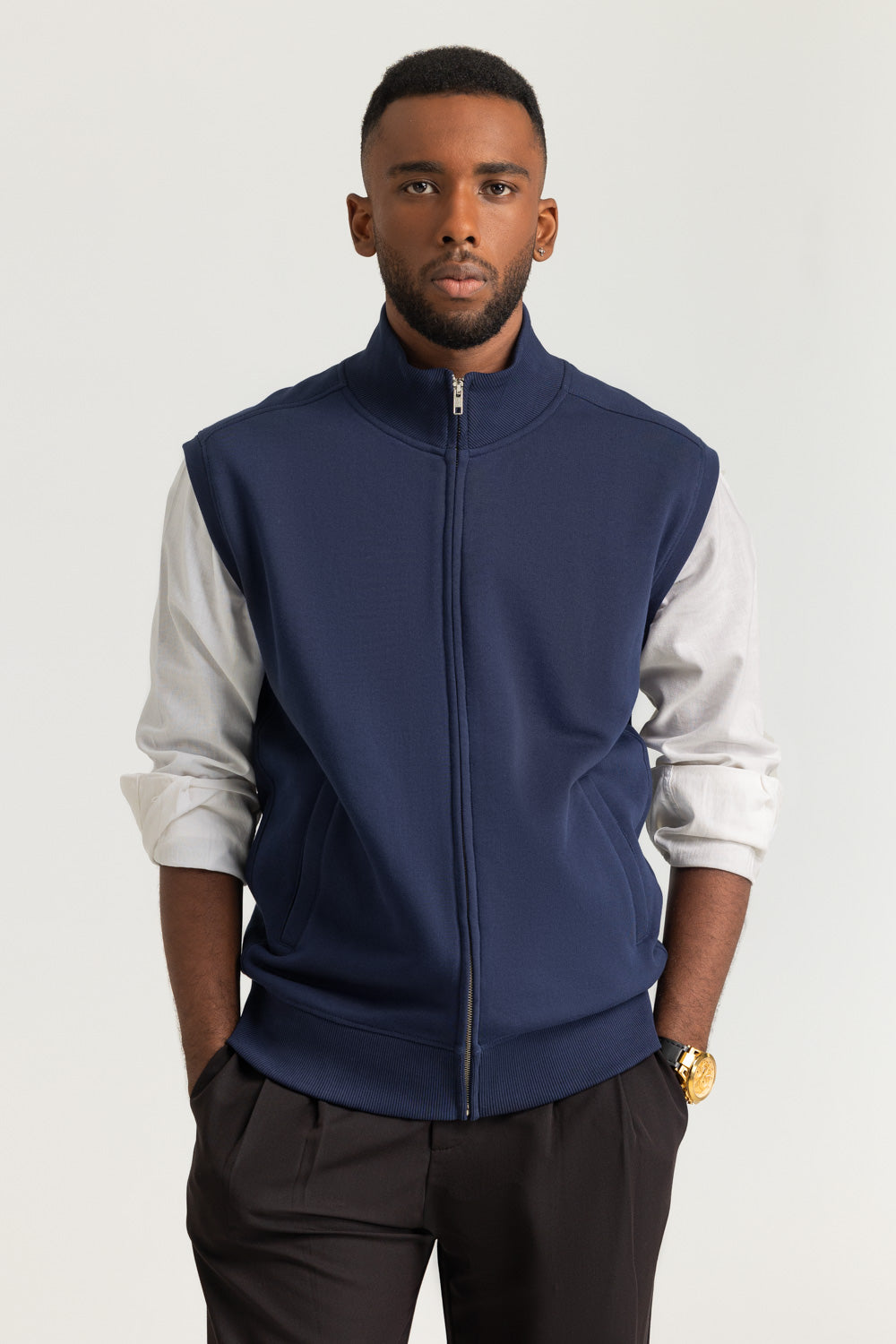 Regular Fit Knitted Vest